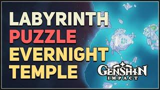 How to solve Evernight Temple Labyrinth Puzzle Genshin Impact