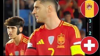 Football match | Spain vs Switzerland (3 - 2) | Highlights & All Goals | UEFA Nations League 2024/25