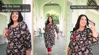 Summer Special Plus Size Cotton Ensembles #theplussizestore #meeracreations