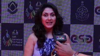 Actress Manjari Phadnis at IFFI Goa 2019