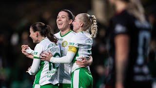 HÖJDPUNKTER | Hammarby 2-0 Piteå | OBOS Damallsvenskan 2024