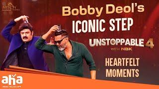 Bobby Deol’s Iconic Step | Unstoppable With NBK |  | Ranbir, Rashmika | ahavideoIN