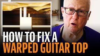 Fixing a warped guitar top with the Bridge Doctor