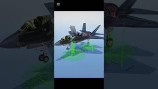 How's work F35B vertical takeoff and landing? #brainhook #F35b #fighterjet
