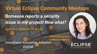 vECM - Someone reports a security issue in my project! Now what?