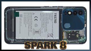 Tecno Spark 8 Disassembly Teardown Repair Video Review