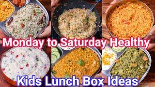 Monday to Saturday Healthy & Tasty Kids Lunch Box Recipe Ideas | Must Try Lunch Box Recipes