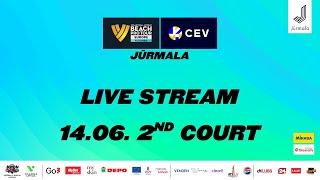 Quarterfinals - COURT 2 - Beach Pro Tour 2025 | Jurmala - Futures | Beach Volleyball