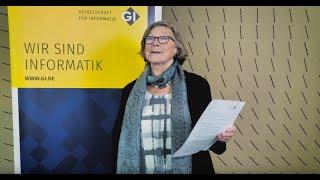#INFORMATIK2020 | Interview mit Christiane Floyd, Preisträgerin der Klaus-Tschira-Medaille