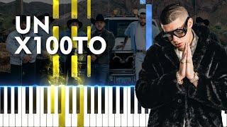 UN X100TO - GRUPO FRONTERA X BAD BUNNY | Notas Musicales COVER