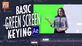 Basic green screen keying in After Effects | Spill suppressor tutorial