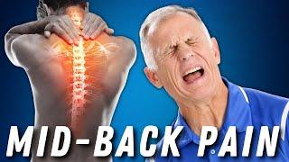 Thoracic (Mid-Back) Pain or Disc? Absolute Best Self-Treatment - McKenzie Method