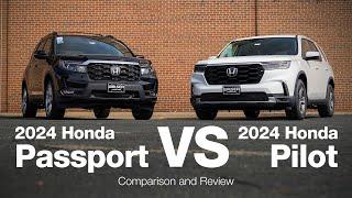 2024 Honda Passport vs 2024 Honda Pilot | Comparison and Review