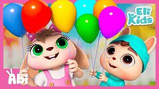 Balloon Song | Color Learning | Eli Kids Educational Songs & Nursery Rhymes