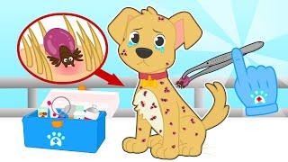 BABY PETS 🪳 Max the dog has Ticks