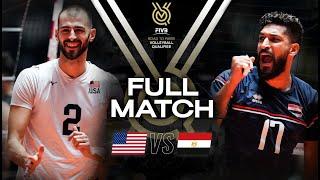  USA vs  EGY - Paris 2024 Olympic Qualification Tournament | Full Match - Volleyball