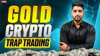 24 Dec | Live Market Analysis for Gold and Crypto | Trap Trading Live