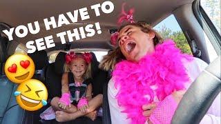 4 YEAR OLD GIRL AND DADDY DO CUTEST CARPOOL KARAOKE EVER!!!