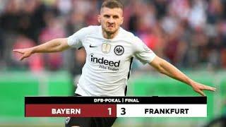 Bayern München 1 – 3 Eintracht Frankfurt (DFB Pokal-Final) / Rebic schießt Eintracht zum Sieg