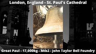 London (England) - Cathedral - St. Paul - Great Paul - (ES0 / MIb2) - John Taylor Bell Foundry