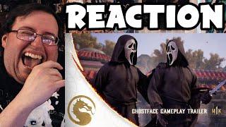 Gor's "Mortal Kombat 1: Khaos Reigns Ghostface Gameplay Trailer" REACTION (I LOVE HIM!)