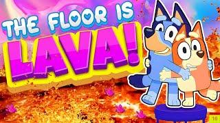 Floor Is Lava - GoNoodle  | Bluey Just Dance | Bluey Freeze Dance | Bluey Brain Break Party