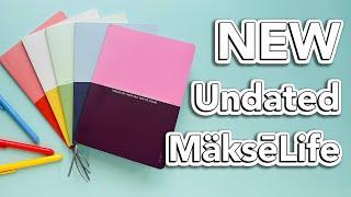 NEW MäksēLife Undated Notebooks + Daily Planner