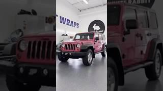 Pink is the New Black Jeep Wrap | White Rabbit Wraps