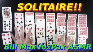 Solitaire for Sleep, Tingles and Chilling. ASMR Bill MaxVoxPax soft spoken whisper male voice
