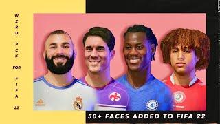 45+ FACES ADDED TO FIFA 22! [NEW TURF + GRAPHICS MOD, UNLOCKED BOOTS, TATTOOS, OUTFITS & GLOVES!!]