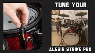 Tune your Alesis Strike Pro Electric Drums!