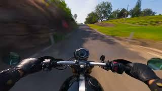 Triumph Scrambler POV & Onboard Audio | Cattle country Cruising