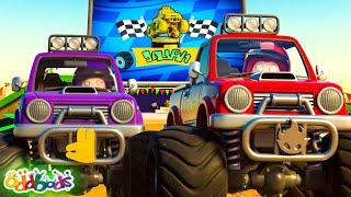 Monster Truck Race Championship | Oddbods Racing | Oddbods - Sports & Games Cartoons for Kids