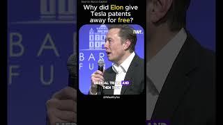 Why did Elon give Tesla patents away for free? #shortsfeed #usa