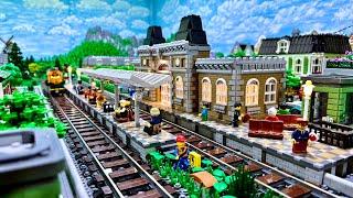 LEGO Bahnhof zerfällt bei Umbauarbeiten in alle Einzelteile... | Lego Stadt Beleuchtung