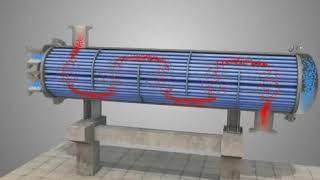 Принцип работы кожухотрубчатых теплообменников.