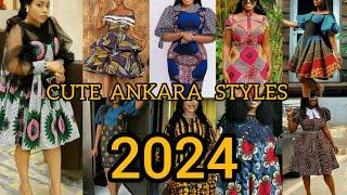 Cute Ankara styles 2024 | Ankara short gown styles | African dresses in pagne 2023| African fashion