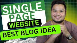 How A Single Page Website Making $400/Month  No Coding | No Blogging