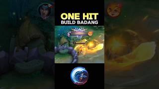  WATCH THIS - BEST BUILD BADANG(ONE HIT) ~ MLBB  #mobilelegends #onehitbuild #badang #shorts