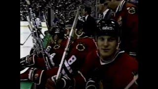 Blackhawks - North Stars rough stuff 3/28/88