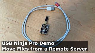 USB Ninja Pro Demo - Move Files from a Remote Server