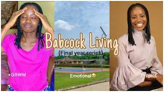 Babcock Living #2: Graduating Class photoshoot GRWM | Hair, Makeup, Friends @BeingSemipe