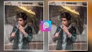 prateek pardeshi viral photo editing toturial in picsart  | parteek pardeshi rainy editing |