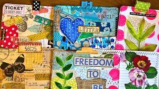 INDEX Card ART Ideas | Create Beautiful PAPER COLLAGES | Junk Journal Ideas | #indexcardchallenge