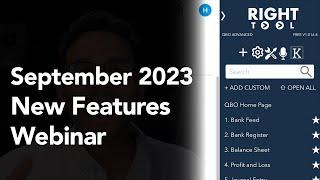RightTool New Features Update (September 2023)