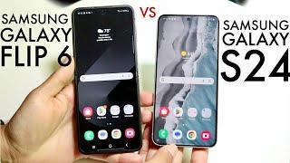 Samsung Galaxy Flip 6 Vs Samsung Galaxy S24! (Comparison) (Review)