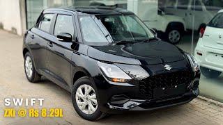 New Maruti Suzuki Swift 2025  Black Colour ZXi Variant @ Rs 8.29L | Most value for money variant!