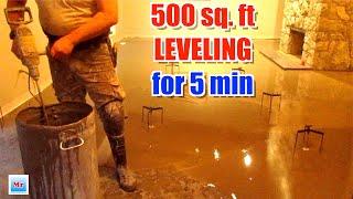 Leveling 500 sq ft in 5 minutes MrYoucandoityourself