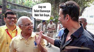 Senior Citizen ने Akshay Kumar से की शिकायत! In Public infront of Media | फिर क्या हुआ?