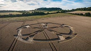 Badbury Rings Crop Circle | 19 July 2024 | Iron Age Hillfort, Dorset, UK | Crop Circles From The Air